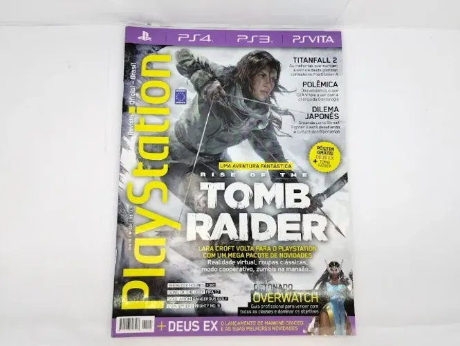 Revista Playstation Ano 18 N. 222: Rise Of The Tomb Raider