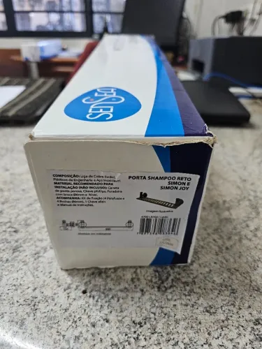 prateleira ou porta shampo sensea material latão 10 anos de garantia