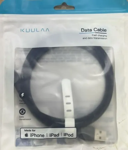 Cabo iPhone Usb Lightning Kuulaa Turbo Quick Charge 1m