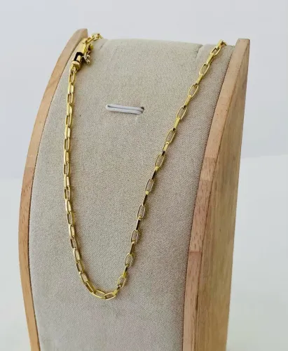Corrente banhada Cartier 3mm