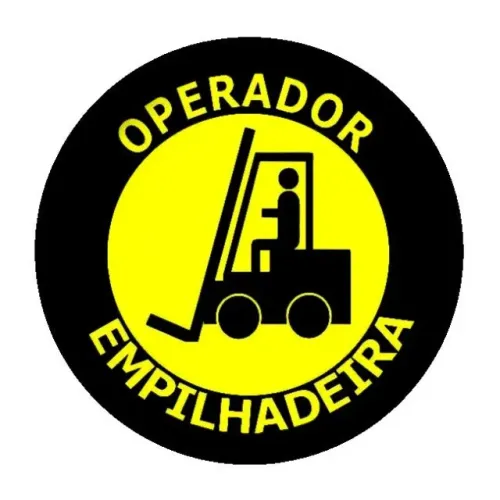 Patch para costurar, Operador de Empilhadeira 9,5 cm