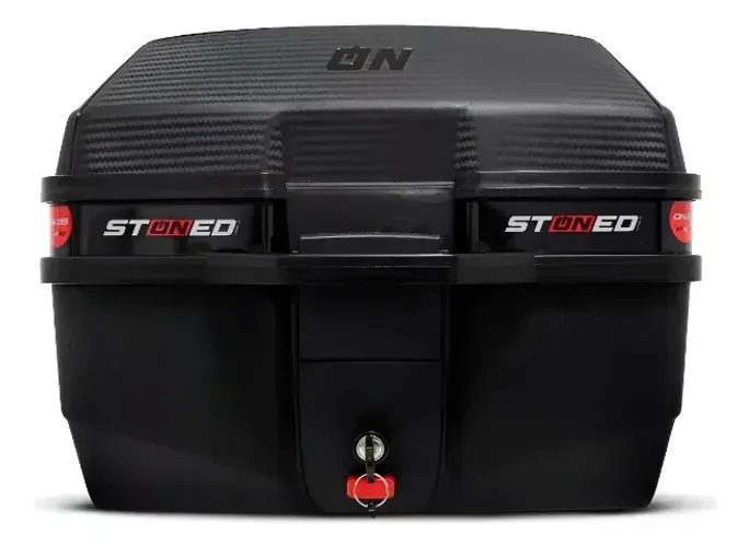 Bauleto 35 Litros Stoned Bau Moto C/ Base Universal (Entrega Grátis*)