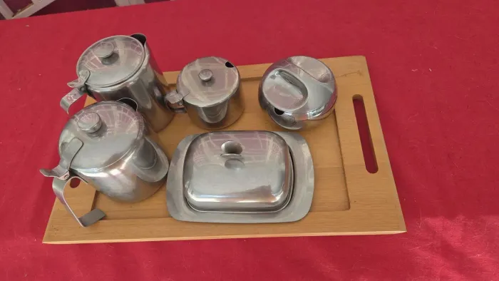 Conjunto de Utensílios de Cozinha em Aço Inox