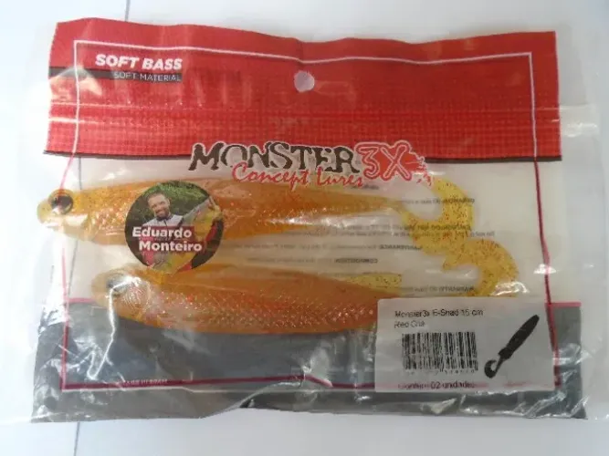 Isca Artificial E-shad De 15 Cm - Monster 3x Concept Lures