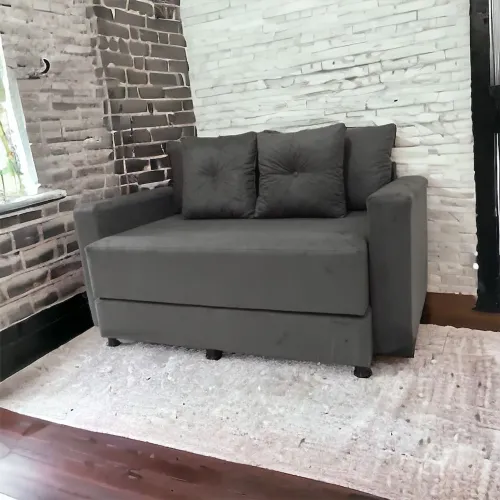 Sofá cama compacto ideal para ambientes pequenos produtos novos de fábrica