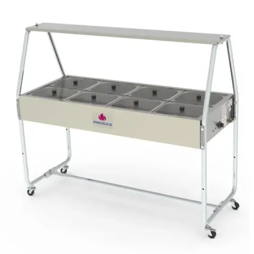Buffet Térmico (Quente) 8 Cubas PRB-08 GN Progás