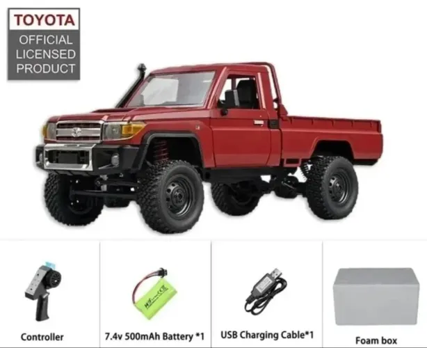 Carrinho do Controle Crawler MN 82 Toyota 4x4 - Escala 1:12 - Zerado!