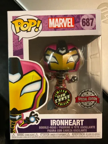 Funko Pop Marvel Ironheart 687 Special Edition Chase
