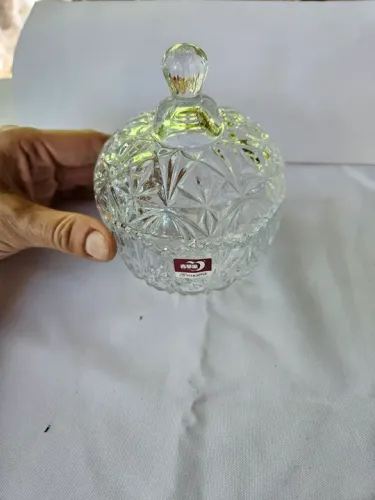 Baleiro de vidro novo