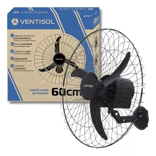Ventilador de Parede 60cm 200w ventisol 