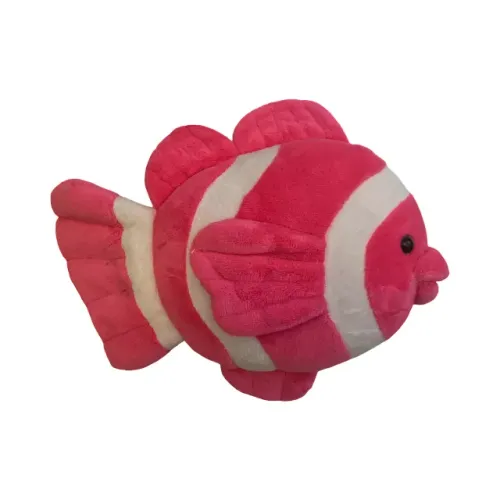 Pelúcia Peixe Rosa Listrado