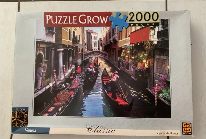 Quebra-cabeça Veneza 2000 Peças Grow