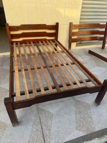 Cama de madeira maciça massaranduba pro resto da vida
