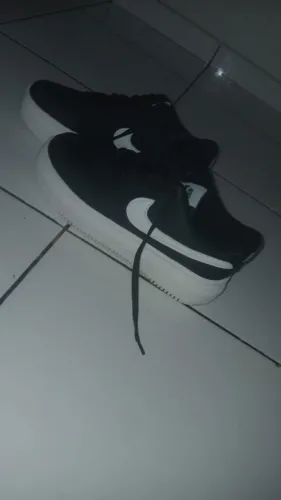 Sapato Court Vision Nike preto e branco