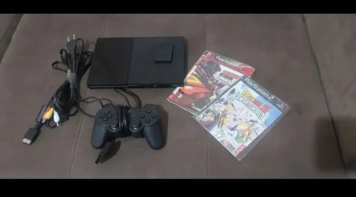 Ps2,play 2,playstation 2 completo com 2 jogos vendo ou troco por algo do meu interesse
