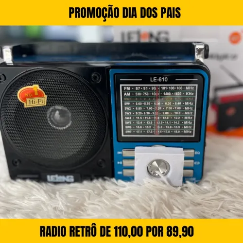 Rádio Retrô promoção dia dos Pais 