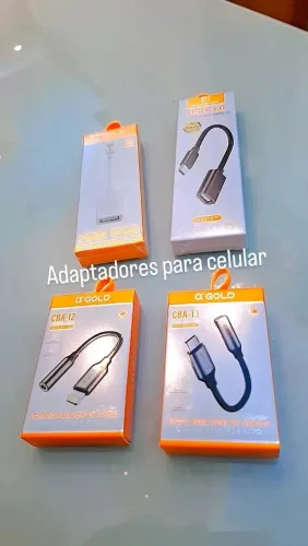 Adaptador Tipo c P2 e Litining iPhone para p2
