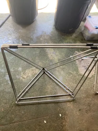 Mesa de vidro 1,50x60cm altura 70cm