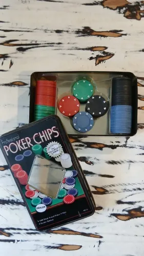 Conjunto de fichas de pôquer