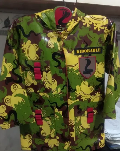 Capa grossa, importada, Infantil, camuflada Kidorable
