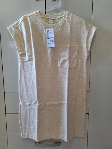 Vestido Hering Curto Básico de Malha Grossa 100% Algodão Tamanho P Original