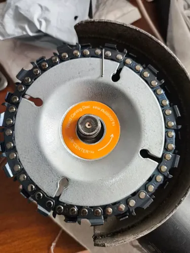 Disco de corrente motosserra para esmerilhadeira