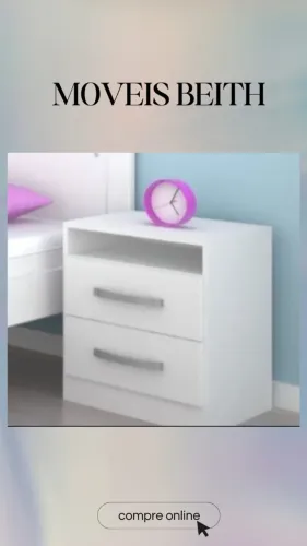 Promoção Mesa de Cabeceira Branca - 05/04/25   