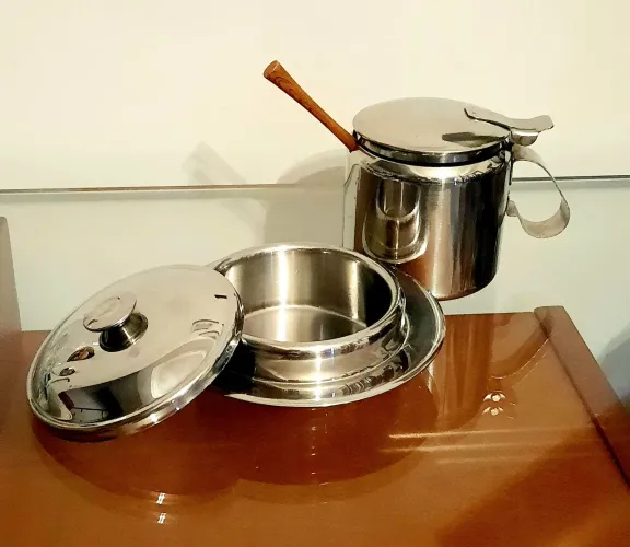 Kit de Mesa - Açucareiro Alavanca e Mantegueira Meridional antiga 