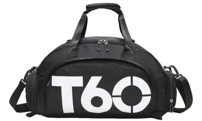 Bolsa Mala Mochila T60 Academia Bagagem Viagem Top Cor Preto
