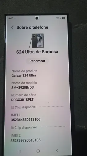 SAMSUNG S24 ULTRA 512G VENDO ou troco 