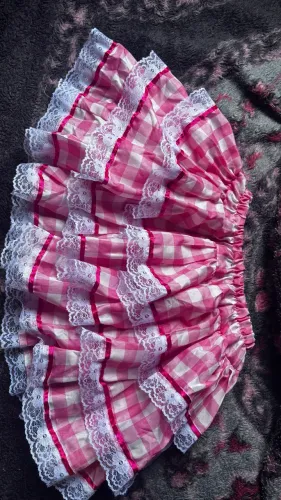 saia junina rosa
