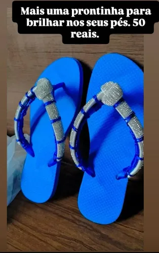 Vendo havaianas customizadas por apenas 60 reais. envio pelo correio também. *