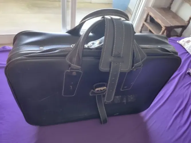 Mala antiga Vintage Retrô anos 50/60 (raridade)