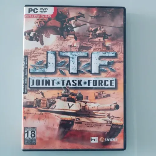 Jogo PC  Jtf Joint Task Force CD Físico com Manual tudo original   Item  de Colecionador 
