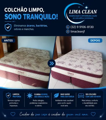 Higienização personalizada e profissional de colchão 