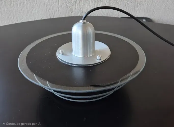 Luminária Plafon Vidro