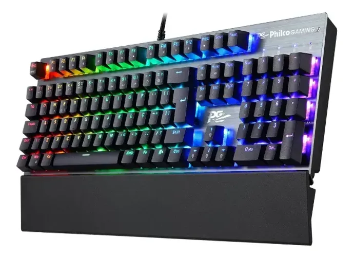 PHILCO Teclado Mecânico Gamer PKB92 Aluminum
