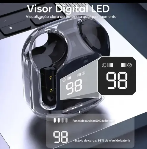 Fone De Ouvido Air31 NOVO Ruído Cancelando Earbuds Bluetooth Sem Fio HiFi Stereo TWS