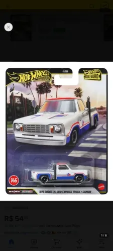 Hot Wheels caminhonete lacrada ...