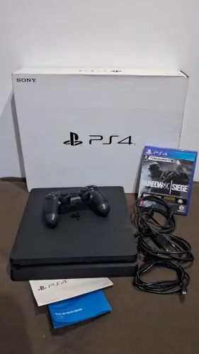 Playstation 4 Slim 1TB com 1 controle e 1 Jogo