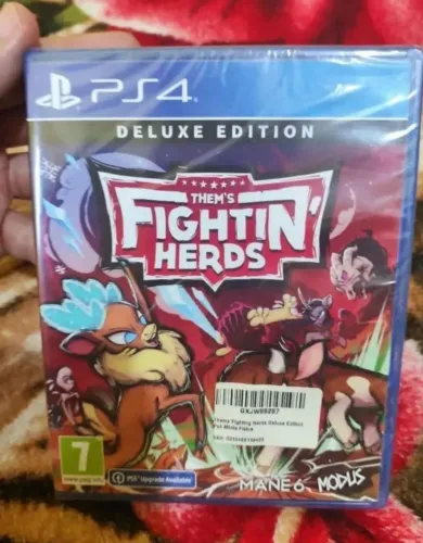 Jogo ps4 lacrado them's figthin Herds deluxe edition