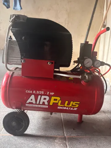 Compressor de Ar Schulz Air Plus 2HP 120 PSI 25 Litros