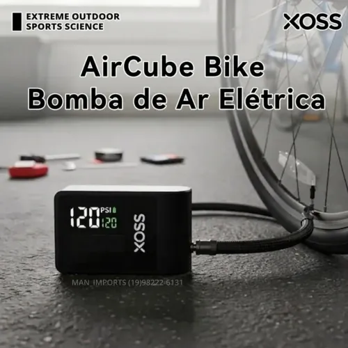 Xoss AirCube 120psi - Mini Compressor de ar portátil