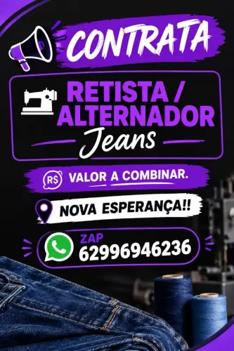 COSTUREIRO EM JEANS