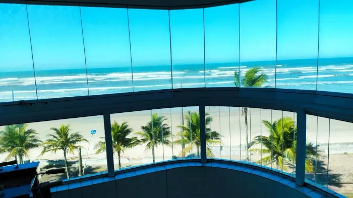 APARTAMENTO PARA VENDA PÉ NA AREIA FRENTE MAR 02 QUARTOS VARANDA GOURMET SANTA EUGENIA MO