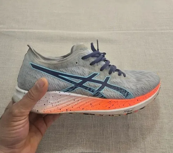 Tenis Asics Magic Speed Masculino 1011B 326 Cinza n°42 Original