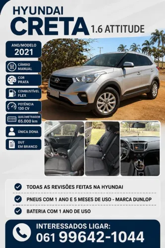 Hyundai Creta Attitude 1.6 16V Flex Mec. 2021