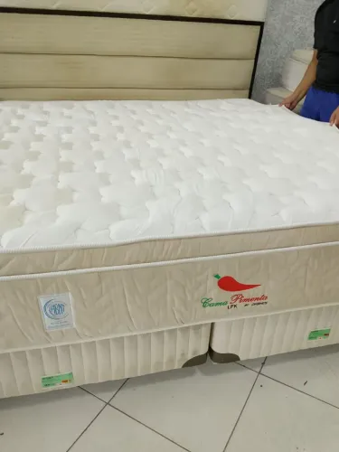 Belíssima cama box e colchão king size pimenta ( $$ 1.299 ) *38