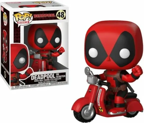 Boneco Funko Pop! Rides - Deadpool - Deadpool & Scooter
