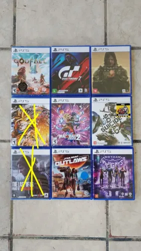 JOGOS PS5 PARA VENDAS OU TROCAS A PARTIR DE 70